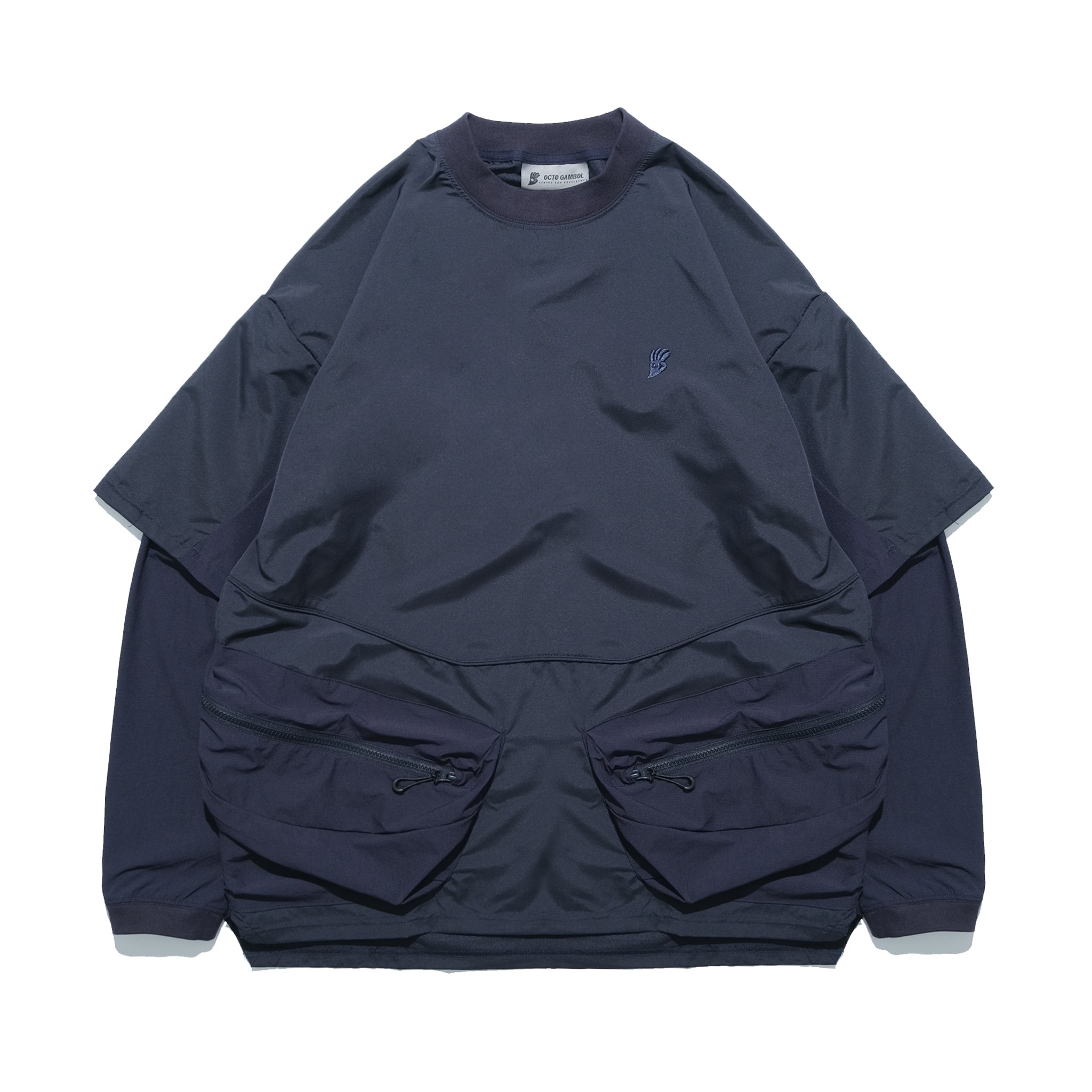SS22 / 02 TH-060 Detachable Sleeves T-shirt (Navy)