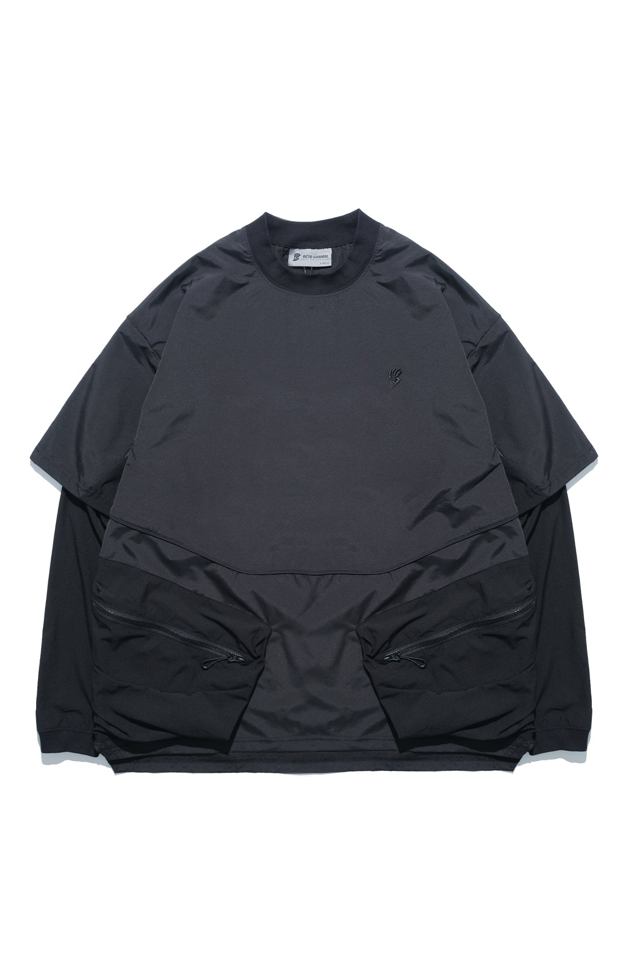 SS22 / 02 TH-060 Detachable Sleeves T-shirt (Black)