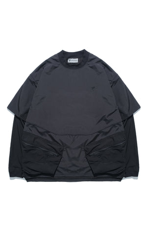 SS22 / 02 TH-060 Detachable Sleeves T-shirt (Black)