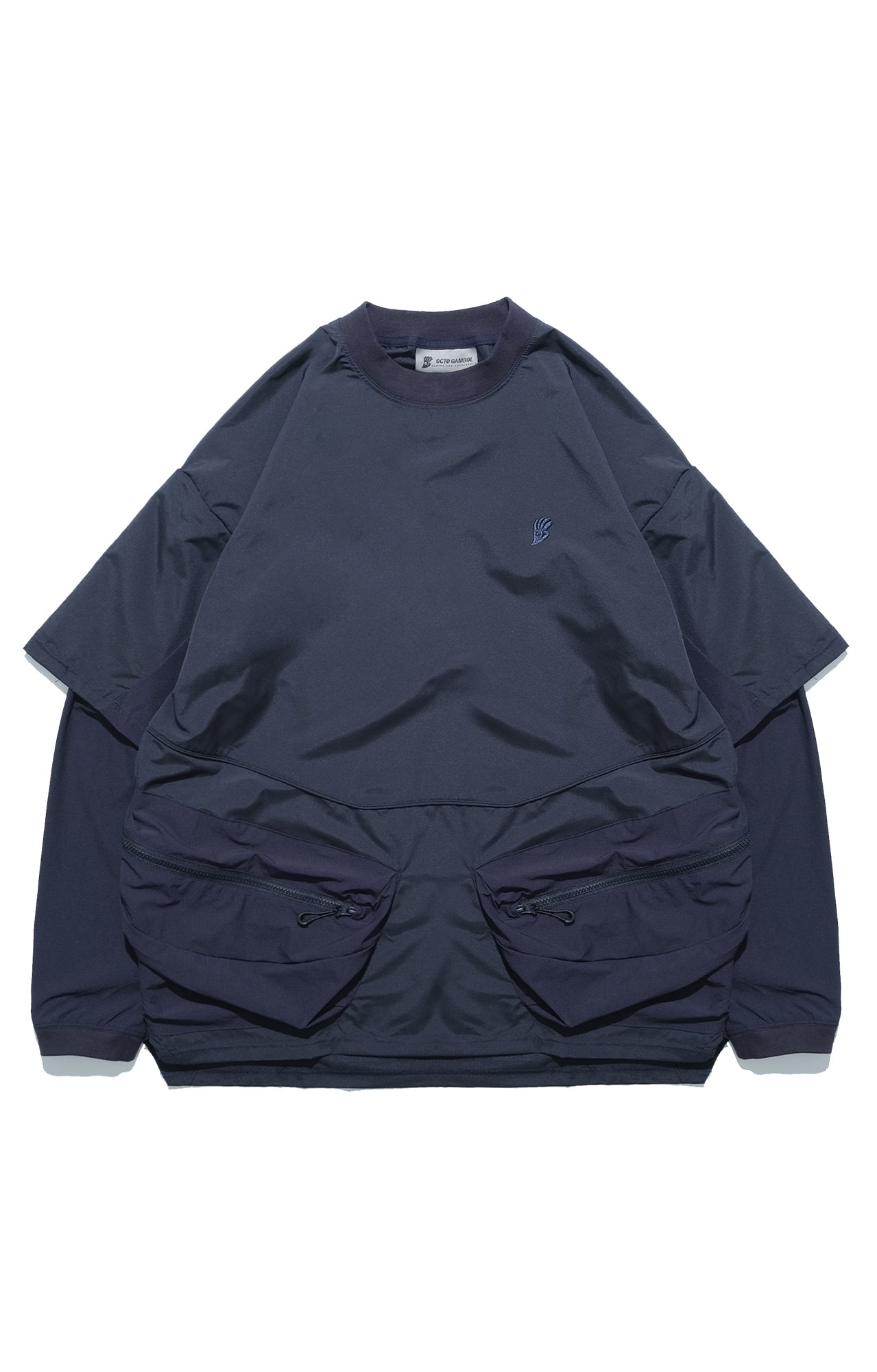 SS22 / 02 TH-060 Detachable Sleeves T-shirt (Navy)