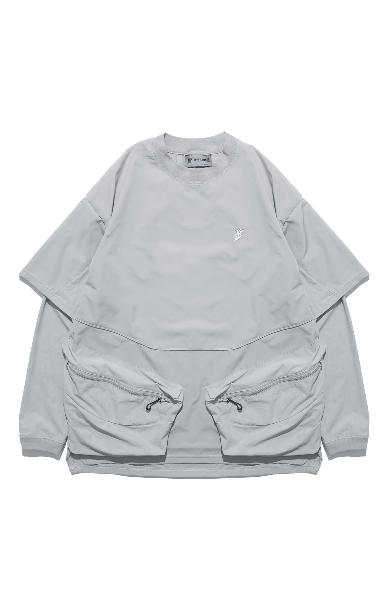 SS22 / 02 TH-060 Detachable Sleeves T-shirt (Ivory Grey)