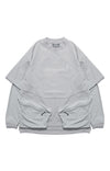 SS22 / 02 TH-060 Detachable Sleeves T-shirt (Ivory Grey)