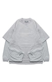 SS22 / 02 TH-060 Detachable Sleeves T-shirt (Ivory Grey)