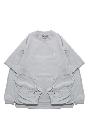 SS22 / 02 TH-060 Detachable Sleeves T-shirt (Ivory Grey)