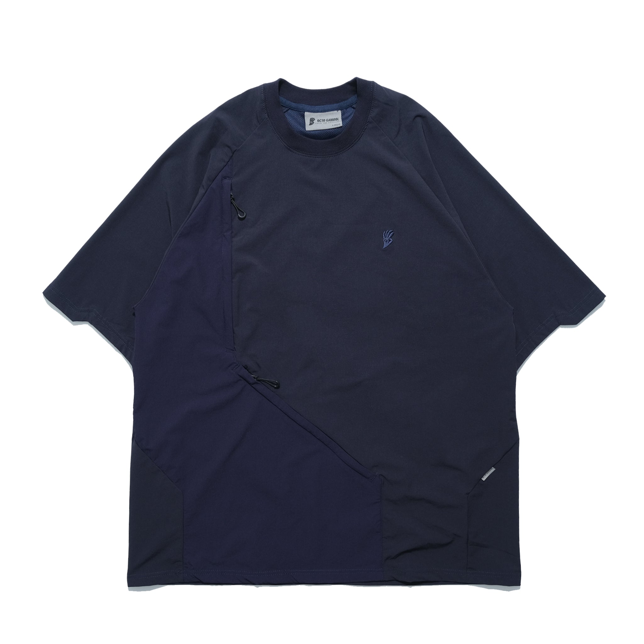 SS22 / 06 TH-061 Breathable Pipeline Nylon T-shirt (Navy)