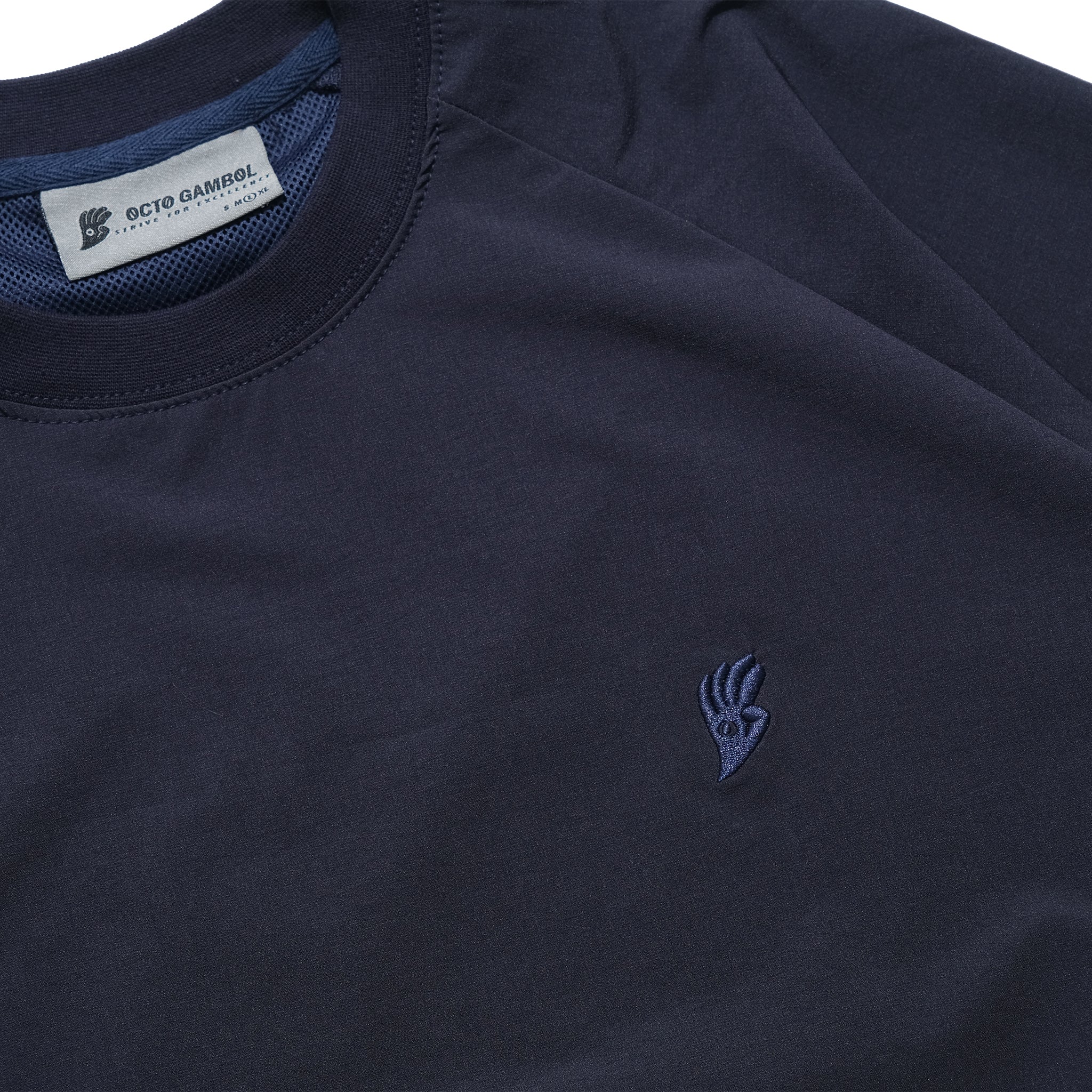 SS22 / 06 TH-061 Breathable Pipeline Nylon T-shirt (Navy)