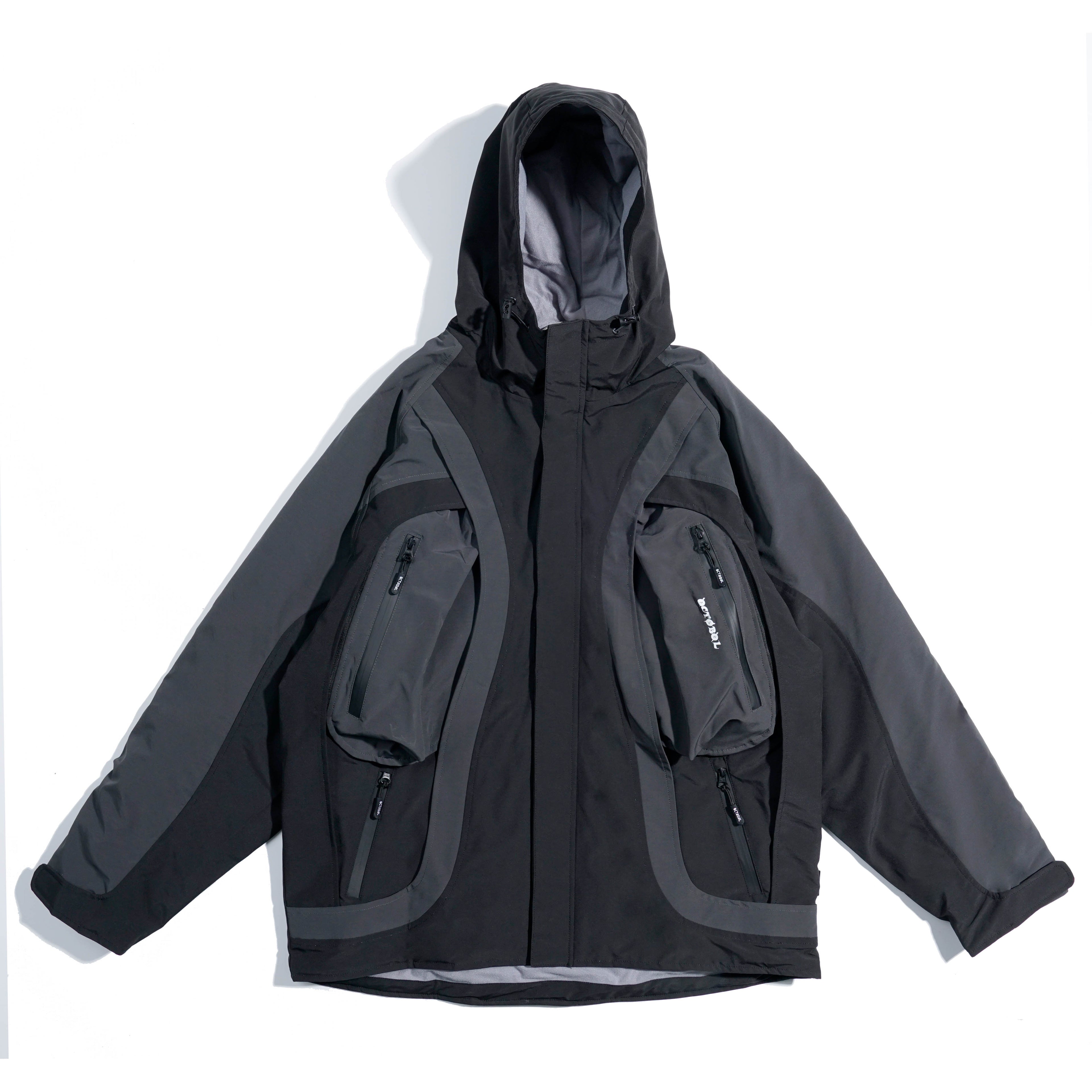 OSWB020 Double-layer Windbreaker (Black)