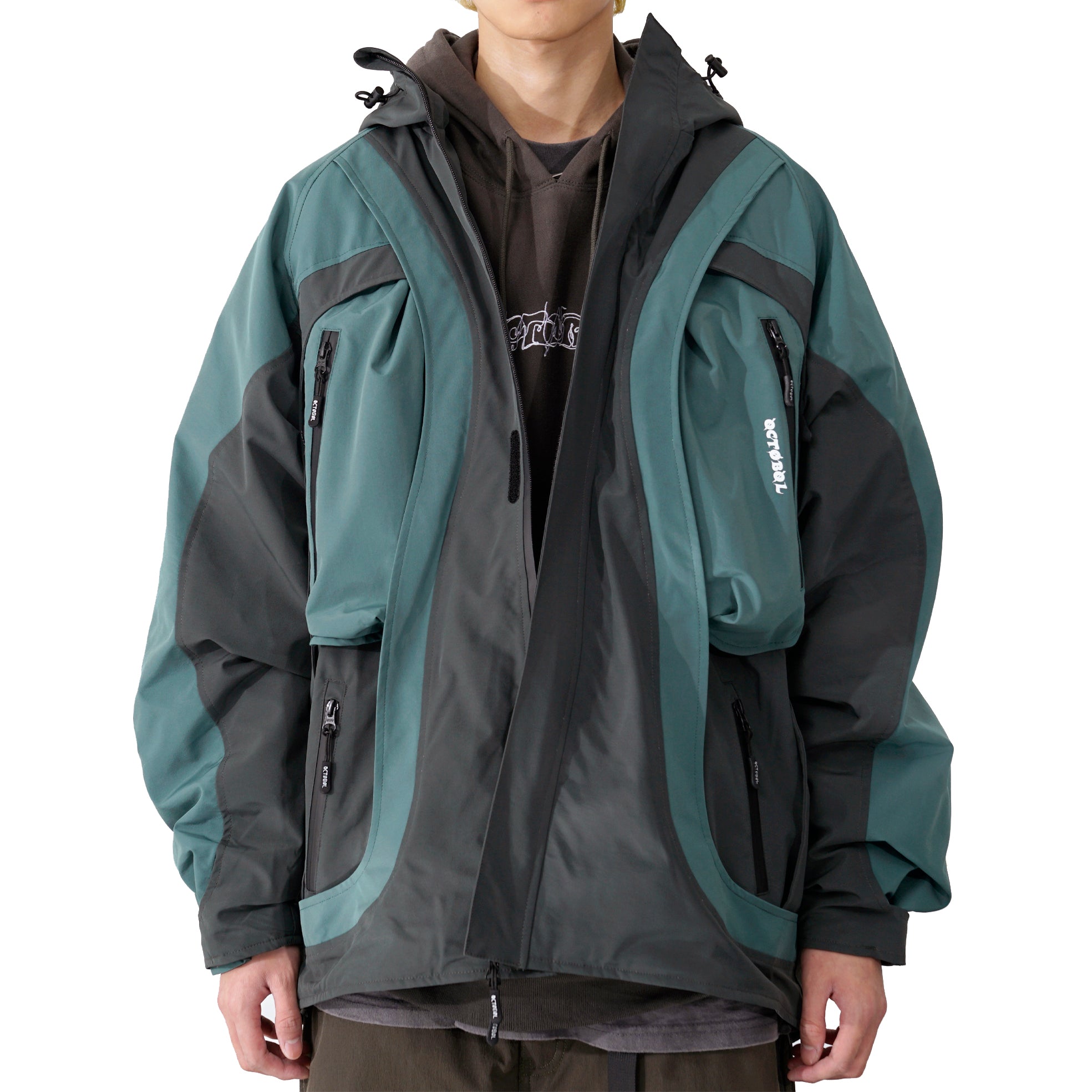 OSWB020 Double-layer Windbreaker (Green)