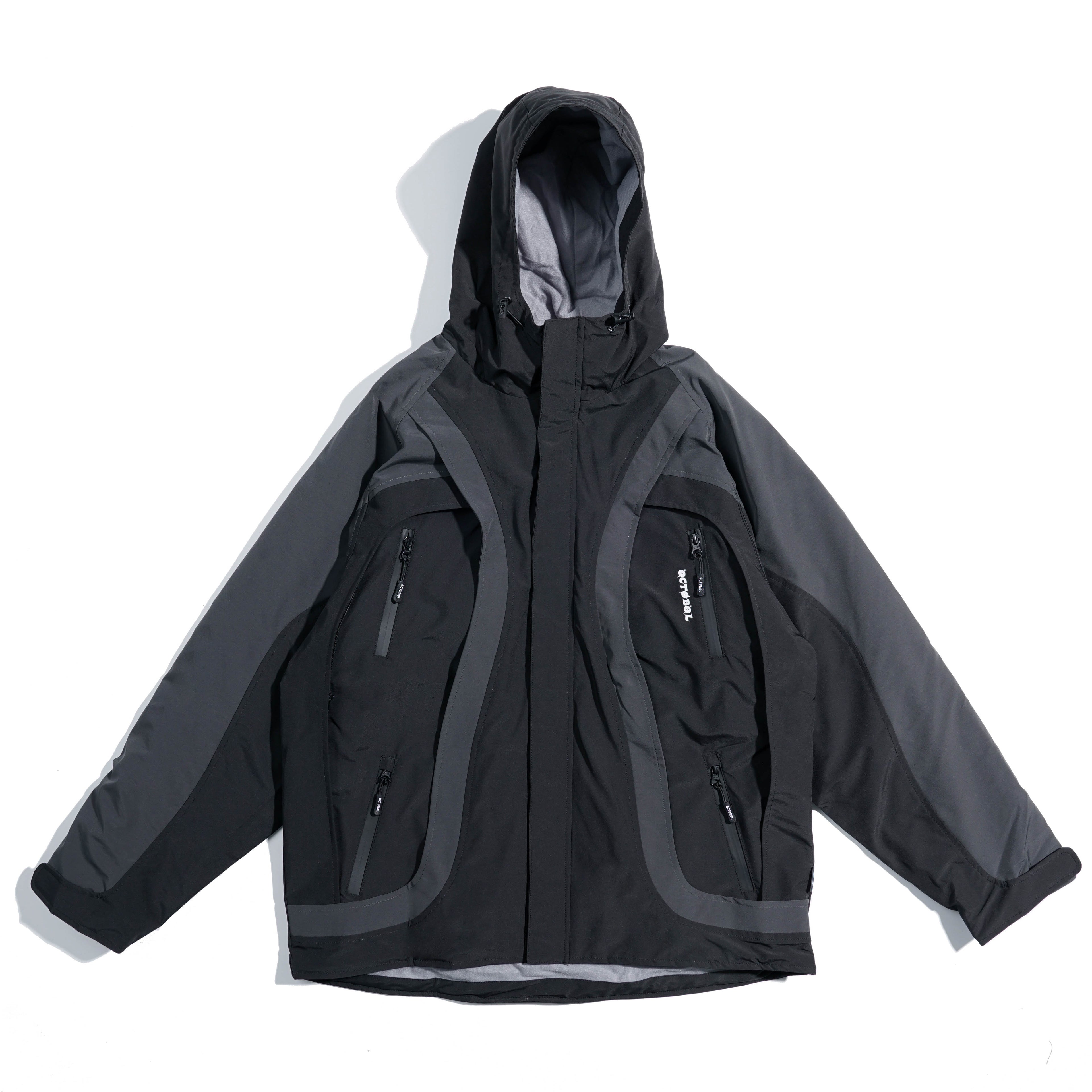 OSWB020 Double-layer Windbreaker (Black)