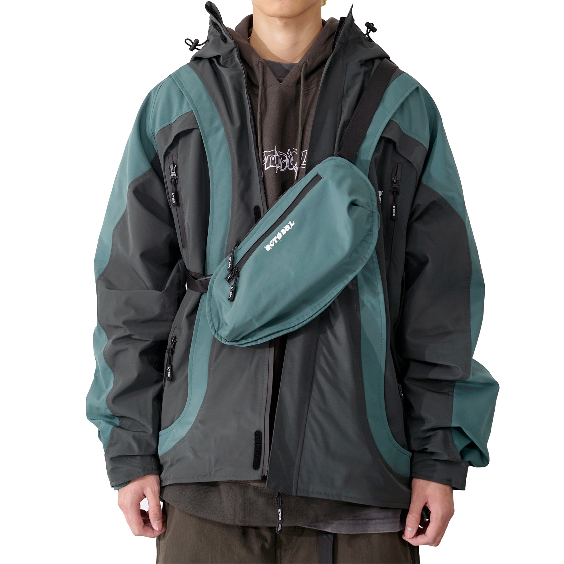 OSWB020 Double-layer Windbreaker (Green)