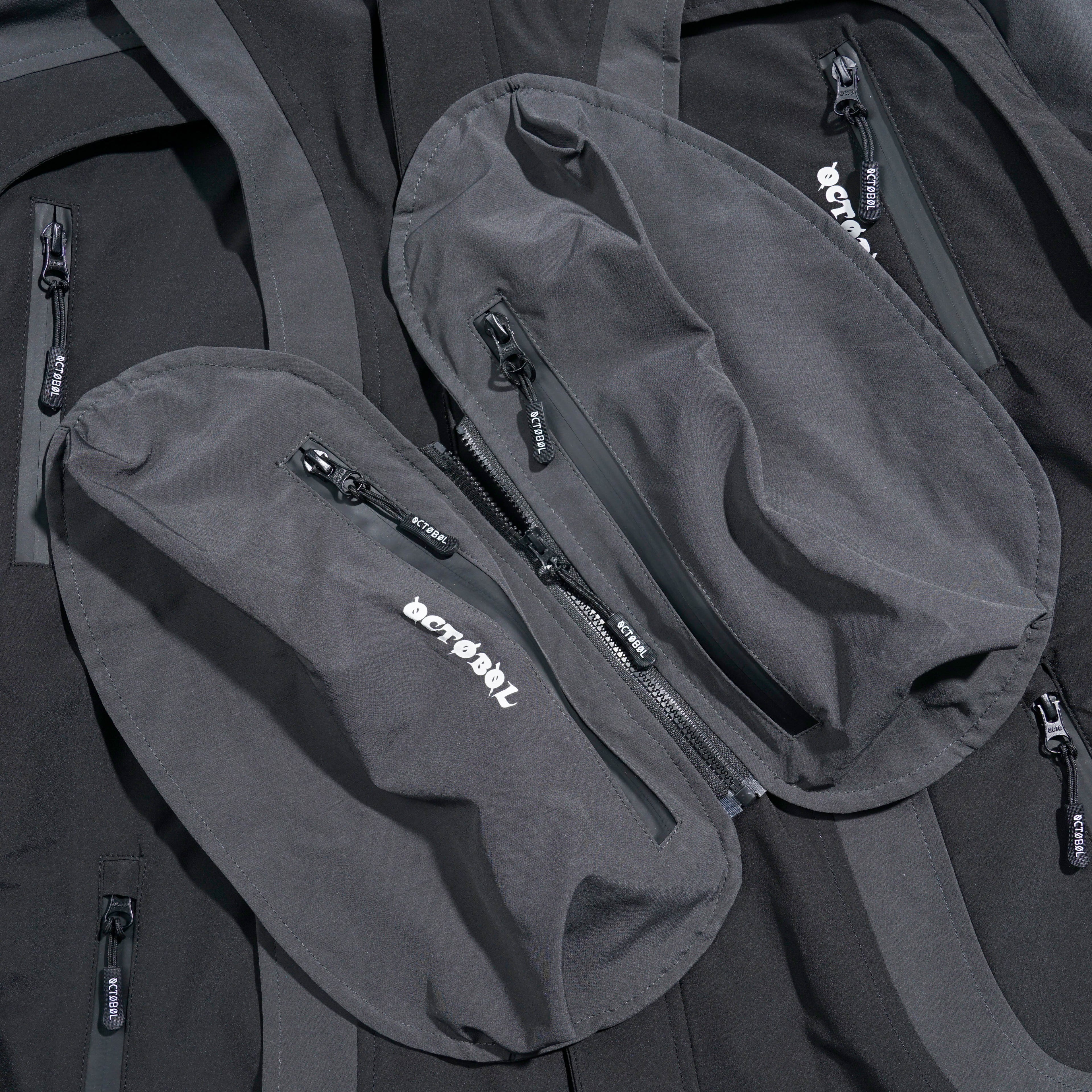 OSWB020 Double-layer Windbreaker (Black)