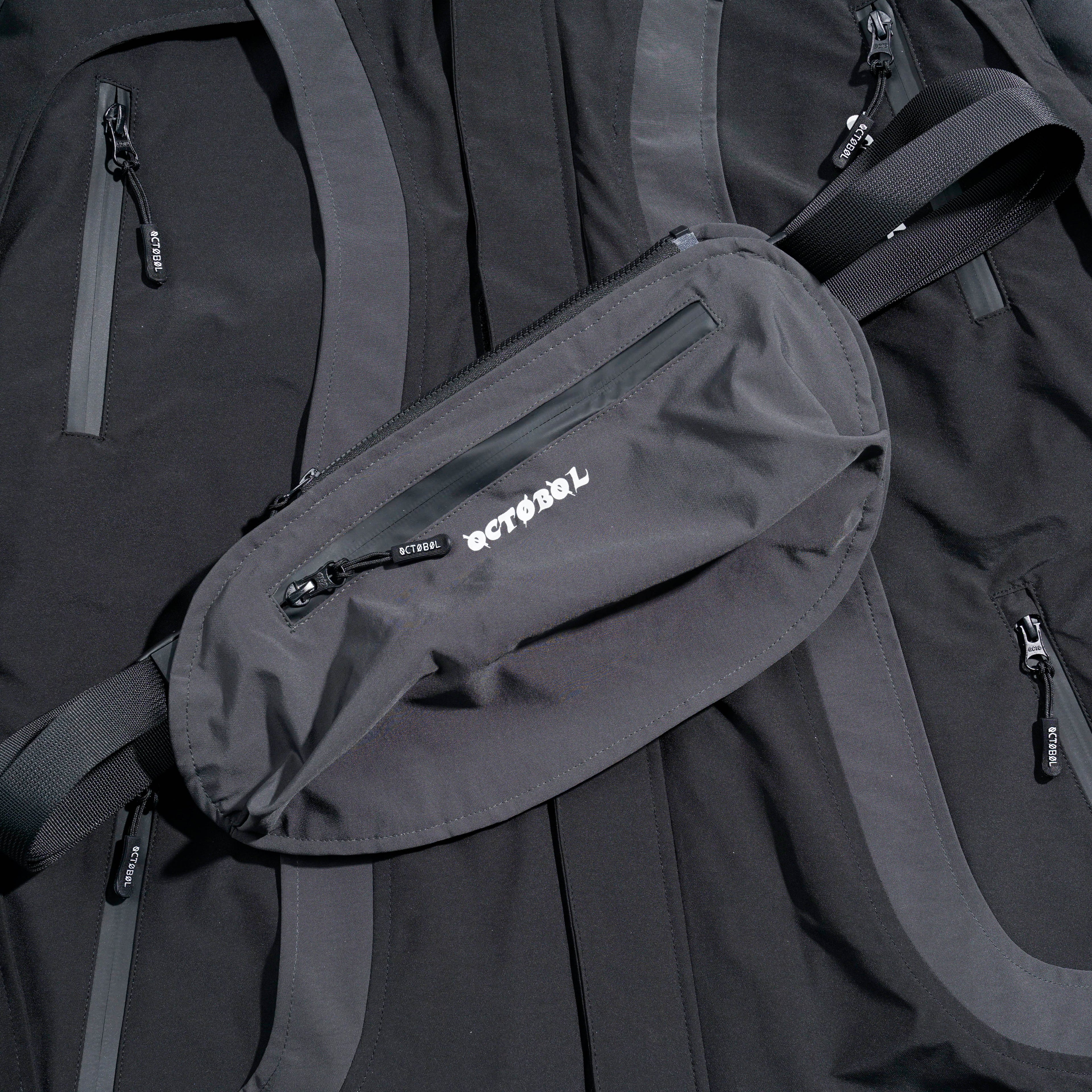 OSWB020 Double-layer Windbreaker (Black)
