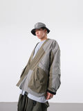 AW21 / 01⁠ KM-001 Panelled Kimono (Green)