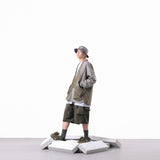 AW21 / 01⁠ KM-001 Panelled Kimono (Green)