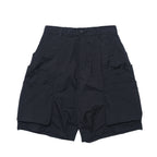 Capsule 02 / CS102 Nylon Layer Pocket Shorts (Black)