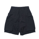 Capsule 02 / CS102 Nylon Layer Pocket Shorts (Black)