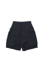 Capsule 02 / CS102 Nylon Layer Pocket Shorts (Black)