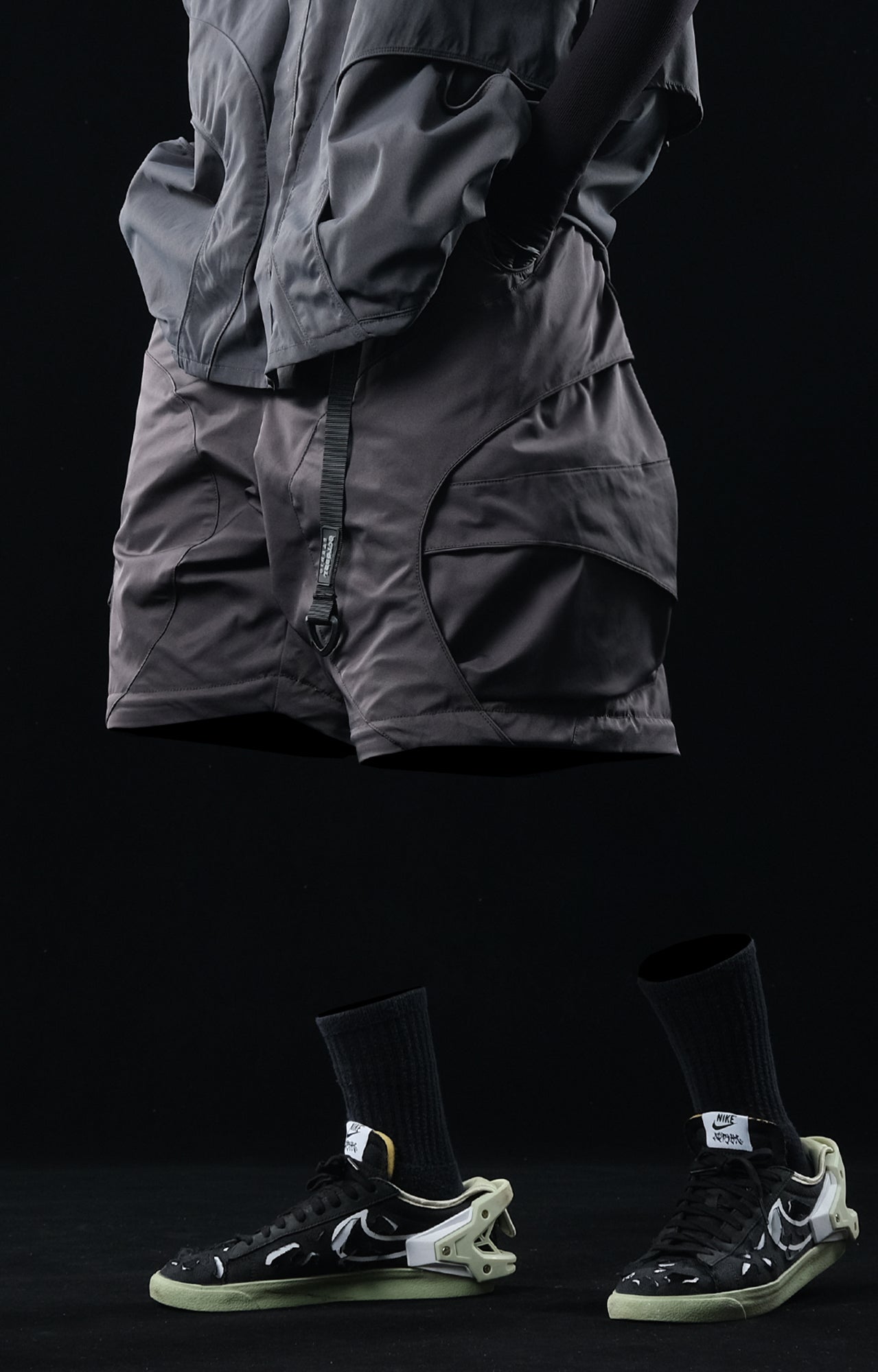 OS-LL04 Cascade Zip-off Pants (Dark Grey)