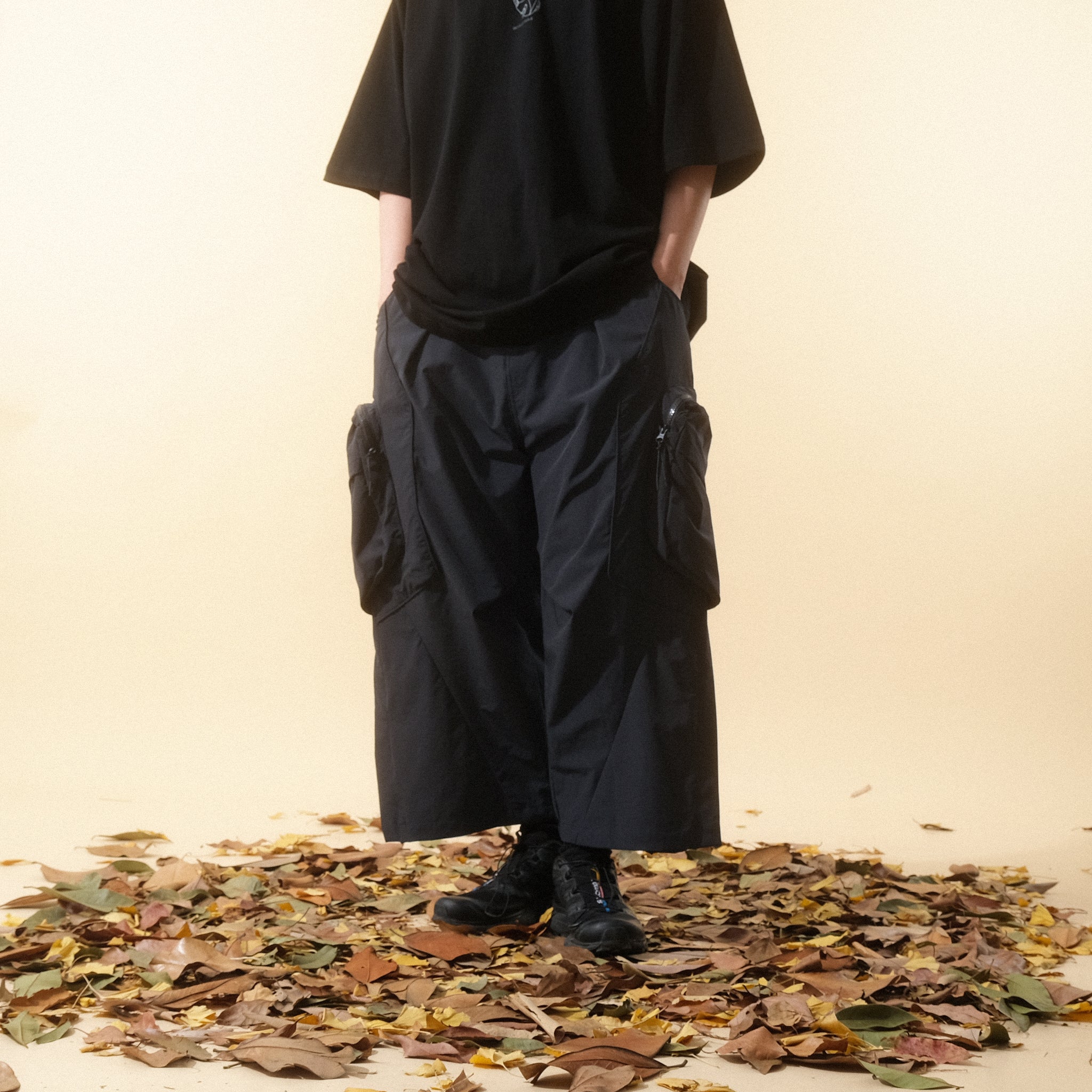 Capsule 01 / CB116 Nylon 80% Adjustable Pants (Navy)