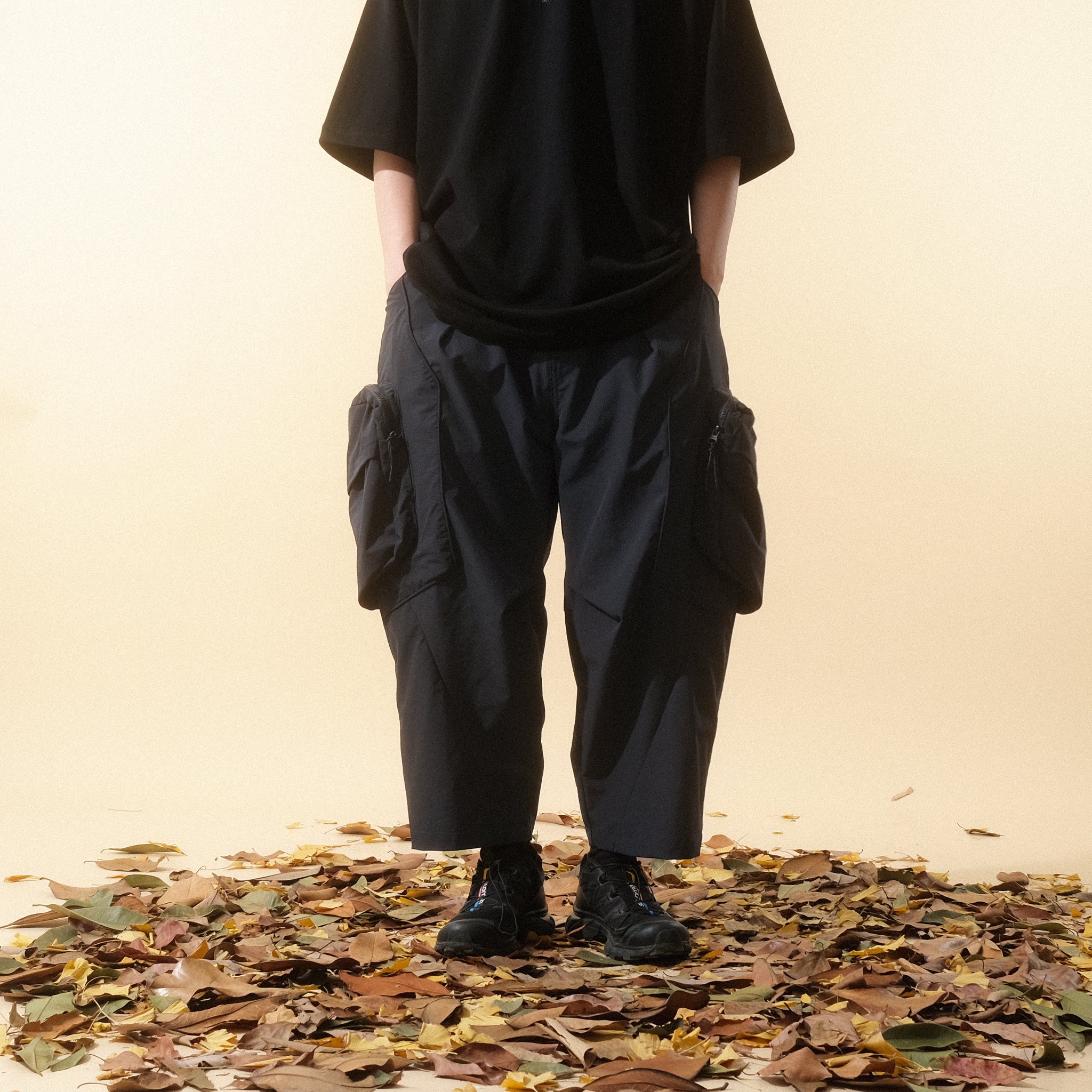 Capsule 01 / CB116 Nylon 80% Adjustable Pants (Navy)