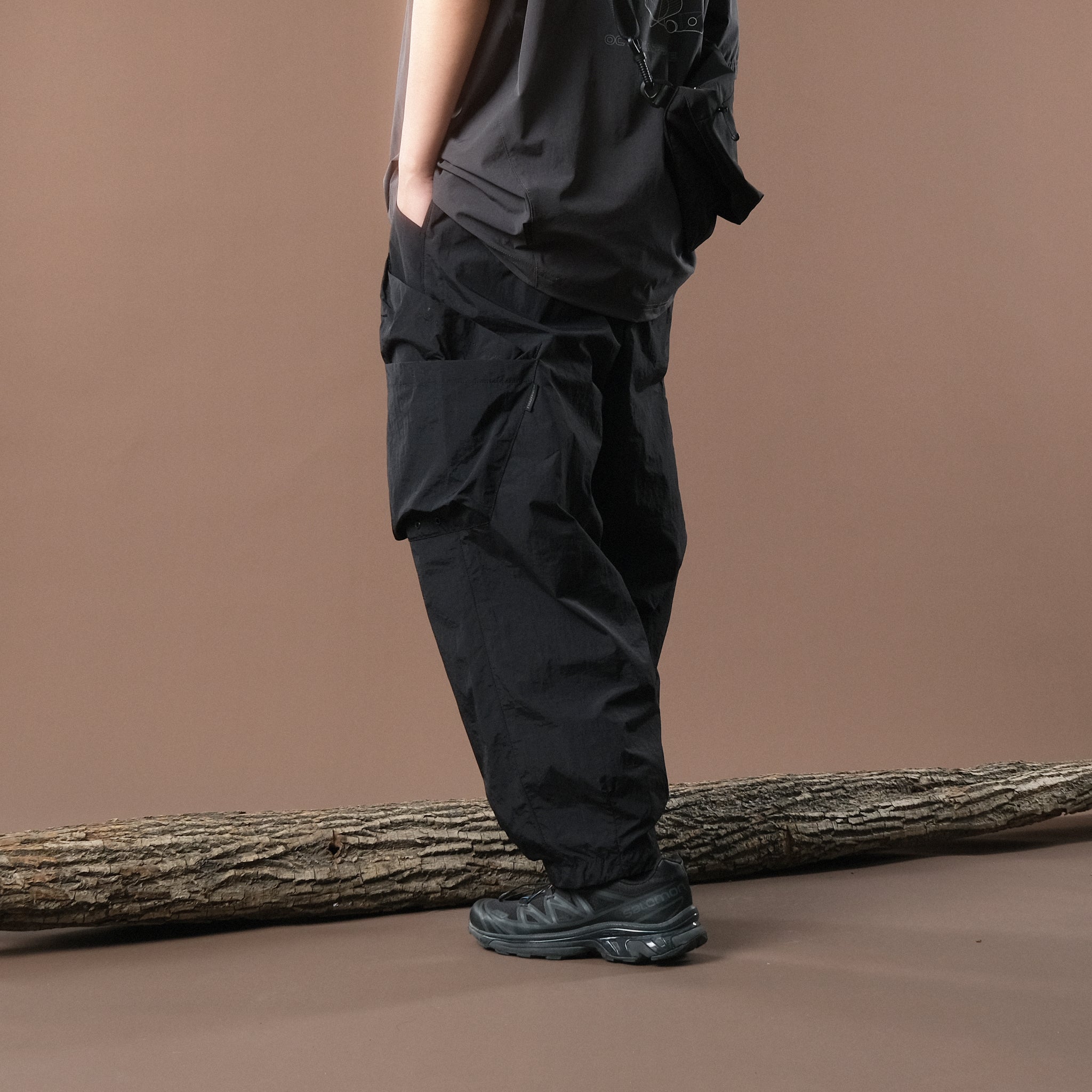 Capsule 02 / CB117 Nylon Balloon Pants (Black)