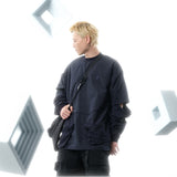 SS22 / 02 TH-060 Detachable Sleeves T-shirt (Navy)