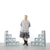 SS22 / 02 TH-060 Detachable Sleeves T-shirt (Ivory Grey)
