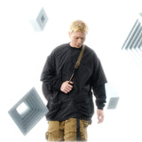 SS22 / 02 TH-060 Detachable Sleeves T-shirt (Black)