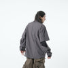Pre-season ST-071 Detachable Sleeves Shirt (Dark Grey)